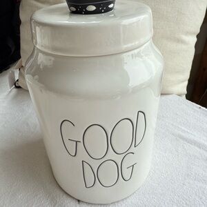 Rae Dunn Cream Ceramic Canister
